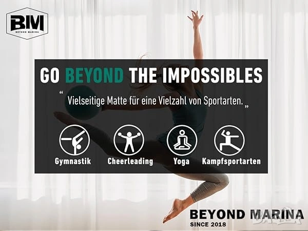 3м Надуваема гимнастическа постелка/ айртрак Beyond Marina Air Track + Помпа, снимка 8 - Други спортове - 53265828