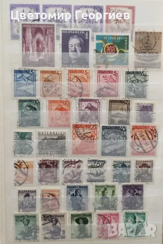 Австрия 87 бр марки.  К.1, снимка 2 - Филателия - 49680954