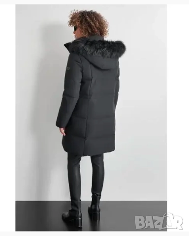 DKNY ватирано много дебело дълго яке размер ХЛ, снимка 2 - Якета - 52131018