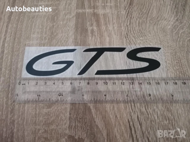 черен стикер за врата GTS за Porsche, снимка 2 - Аксесоари и консумативи - 50444342