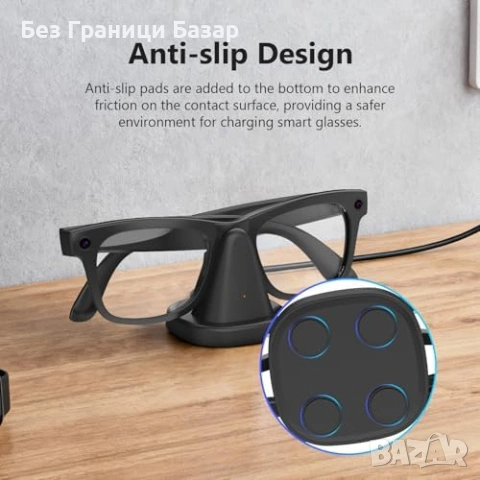 Нова Мини зарядна док станция за Ray-Ban Meta / Oakley Meta очила, снимка 5 - Друга електроника - 53649364