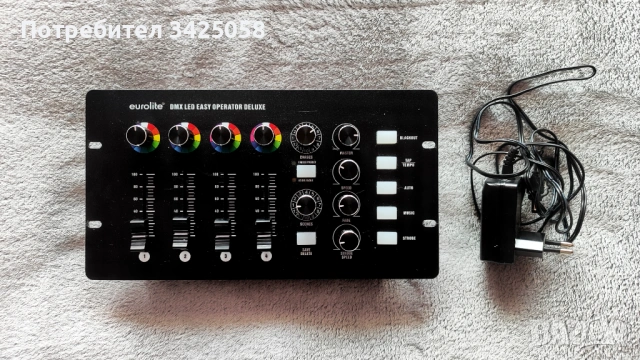 Контролер осветление Eurolite DMX LED EASY Operator Deluxe, снимка 5 - Лед осветление - 53731891