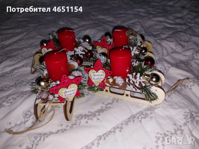 Коледни шейни , снимка 6 - Декорация за дома - 52577726