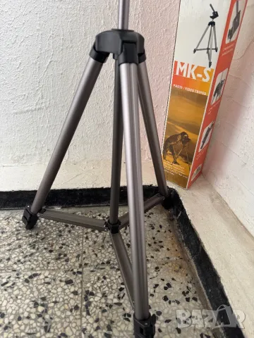 Трипод Vanguard MK-S, Стойка за Камера, Фотоапарат, Видеокамера, Телефон, Лек, до 127см!, снимка 2 - Стойки, 3D очила, аксесоари - 50218579