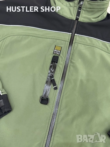 Мъжко работно софтшел яке WORK ZONE. Размер М, снимка 4 - Якета - 52669347