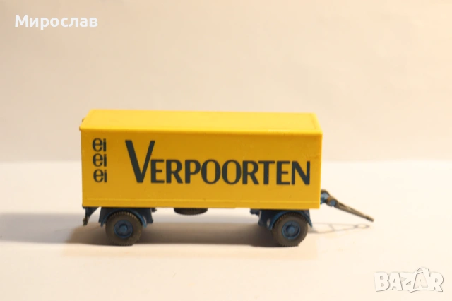 WIKING H0 1/87 РЕМАРКЕ КАМИОН МОДЕЛ ТИР, снимка 2 - Колекции - 53214496