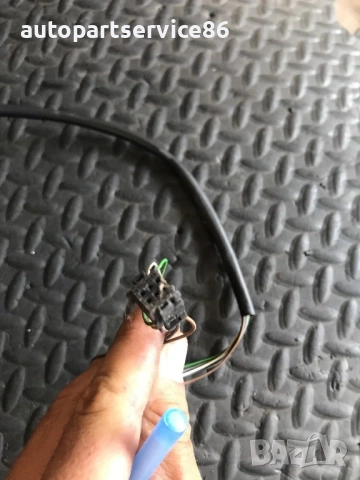 Огледало предна лява RHD врата синьо за Peugeot 307 (2002-2007) 093451, 96347730XT, снимка 3 - Части - 53617405