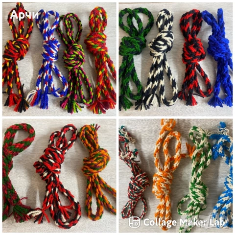 Вълнени ръчно изработени възли /коланчета