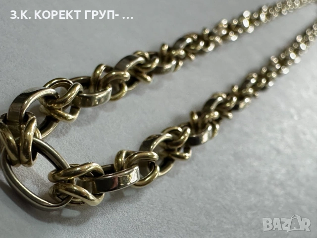 Златен синджир 14к, 21,67гр, снимка 10 - Колиета, медальони, синджири - 53755863