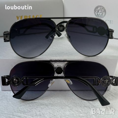 Versace мъжки слънчеви очила авиатор унисекс дамски, снимка 1 - Слънчеви и диоптрични очила - 45504671