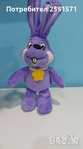 Плюшена играчка зайче Milka, снимка 3 - Плюшени играчки - 53413059