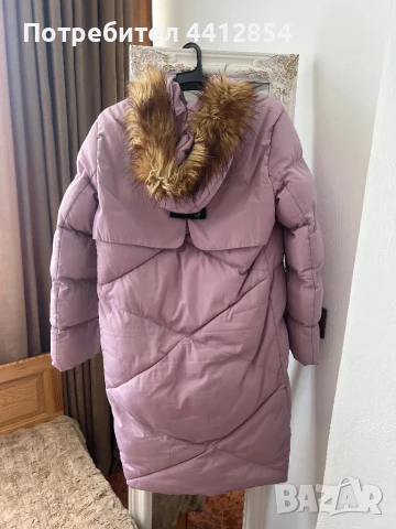Зимно лилаво яке, снимка 2 - Якета - 51144435