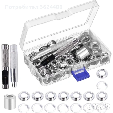 Комплект за ръчен монтаж на капси 10 мм със замба и наковалня 4884