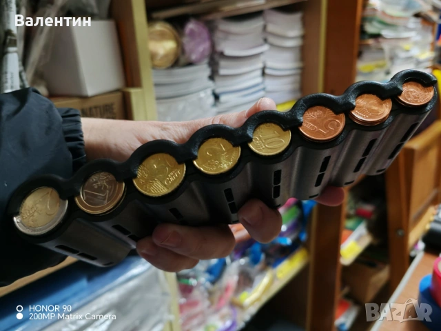 Монетник за евро монети - прав, снимка 2 - Друго - 53387237