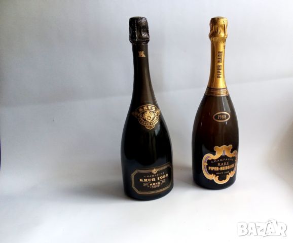 Стари бутилки шампанско Krug, снимка 1 - Колекции - 46453123