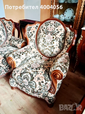 Диван с кресла, снимка 5 - Дивани и мека мебел - 53573984