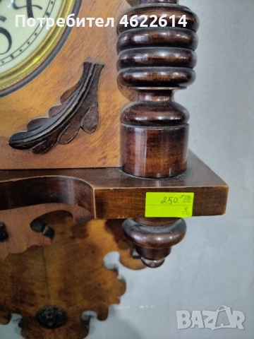 МНОГО КРАСИВ СТЕНЕН ЧАСОВНИК С ПОРЦЕЛАНОВ ЦИФЕРБЛАТ РАБОТЕЩ , снимка 4 - Колекции - 52703214