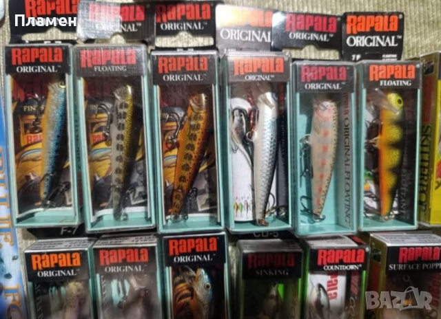 Воблер Rapala Original Floater, Countdown, Skitter Popper кефал ,костур , пъстърва, щука , снимка 3 - Стръв и захранки - 52901382