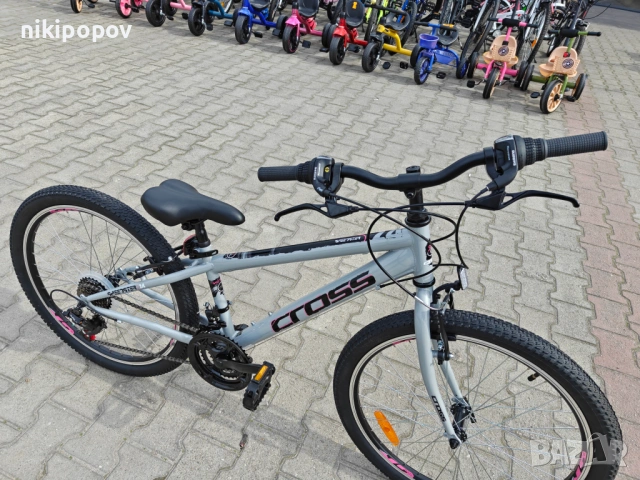 CROSS Велосипед 24" SPEEDSTER сив, снимка 4 - Велосипеди - 53830748