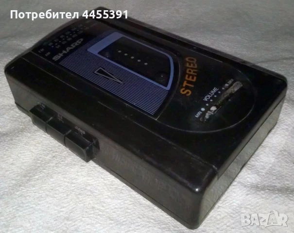 Касетофон вокман Sharp, снимка 4 - Аудиосистеми - 50902916
