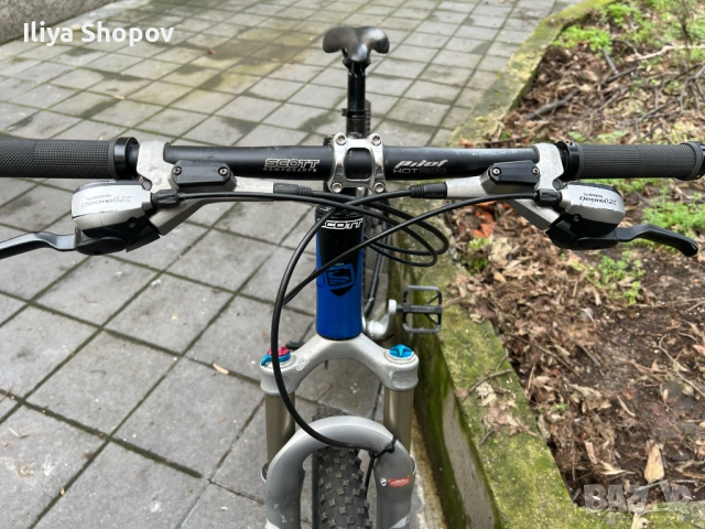 Карбонов Scott Scale 30 – 26",FOX въздушна, Shimano LX, Mavic, 10.5 кг, снимка 10 - Велосипеди - 53912181