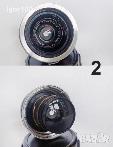 Обективи ГЕЛИОС / ЮПИТЕР-12 - на KIEV/CONTAX RF mount, снимка 3 - Фотоапарати - 54222481