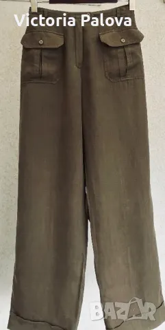 Модерен ленен панталон TRISET, снимка 10 - Панталони - 49810990