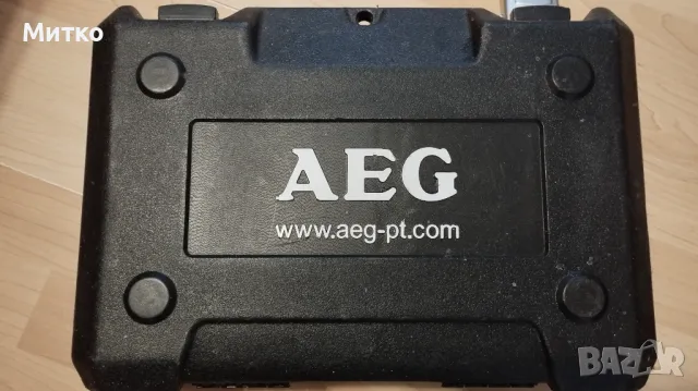 Винтоверт AEG 12V, зарядно и 2 батерии, снимка 8 - Винтоверти - 48009077