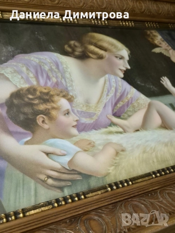 Репродукция на "Най-малкото дете", снимка 3 - Картини - 51878028