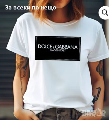 Dolce&Gabbana Дамска Тениска👚Дамска Блуза С Къс Ръкав Долче И Габана Код LFS292, снимка 1 - Тениски - 49019692