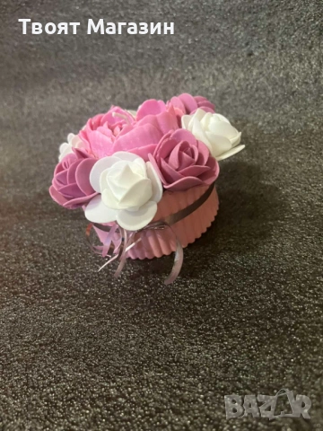 🌷 Бутиково изкушение в кашпа 🌷, снимка 5 - Подаръци за жени - 53231291