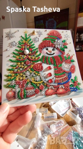Диамантени коледни картички , снимка 9 - Други - 52764329