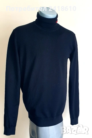 Hugo Boss HUGO Wool Knit Turtleneck Mens Size M НОВО! ОРИГИНАЛ! Мъжко Вълнено Поло!, снимка 11 - Пуловери - 53579065