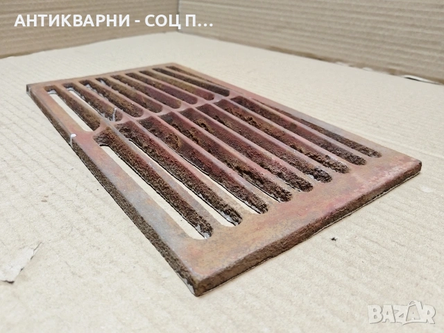 Стара Чугунена Скара За Стара Печка, Бърбекю, Пещ. / НОМЕР 1712., снимка 7 - Антикварни и старинни предмети - 53849293