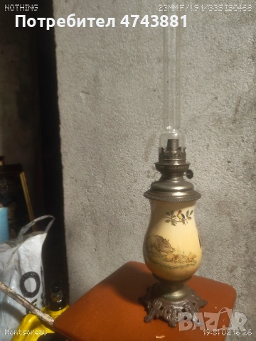 Газиена лампа, снимка 2 - Антикварни и старинни предмети - 53663659