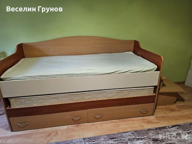 Двуетажно легло тип сандвич, снимка 2 - Спални и легла - 45149637