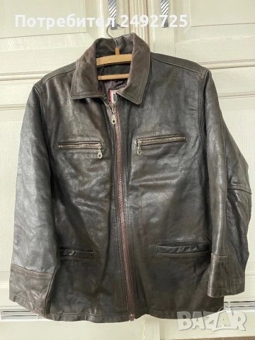 2 бр Мъжко яке естествена кожа гр 120 и 130, снимка 2 - Палта, манта - 49432247