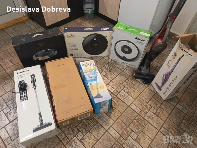 Прахосмукачки робот и вертикални