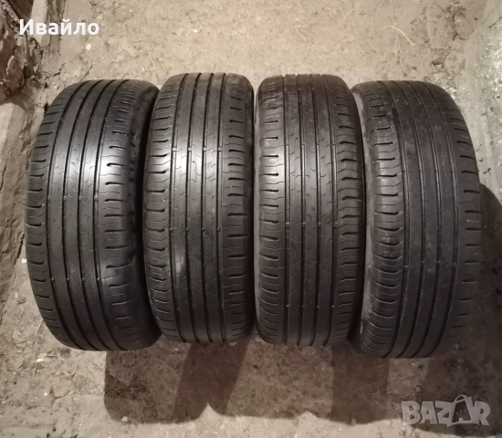 Продавам 4 броя Летни Гуми 205.55.16 на 1 сезон дот 2021 Контентал 