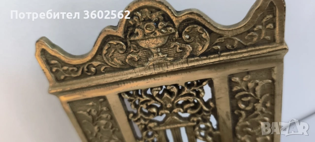 статуетка Грифон-френски масивен месинг нач. на ХХ век, снимка 6 - Антикварни и старинни предмети - 47895236