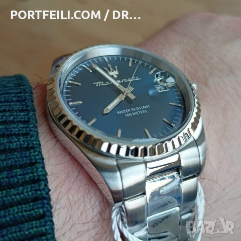Оригинален лицензиран часовник Maserati от Morellato Italy, корона на винт, 10 АТМ, снимка 12 - Мъжки - 54212652