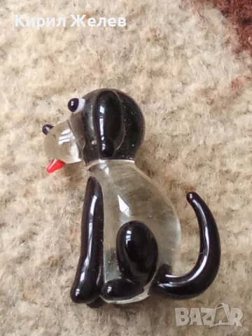 Фигурка на куче от стъкло 52587, снимка 6 - Антикварни и старинни предмети - 52717704
