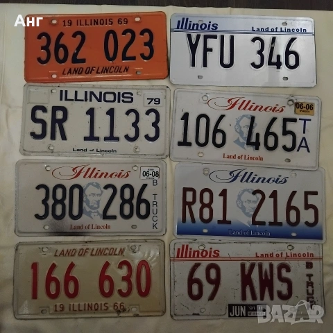 Aмерикански номера, снимка 2 - Колекции - 44570898