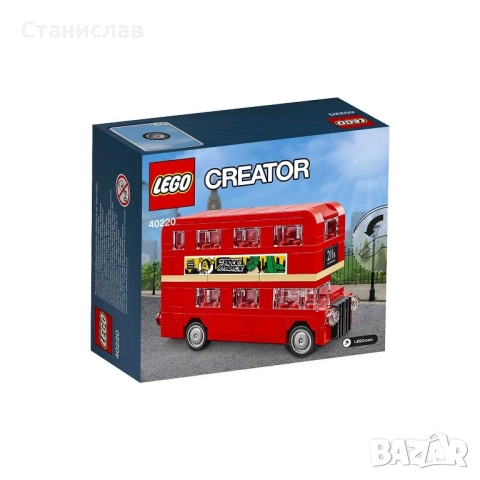 LEGO 40220 Mini London Bus, снимка 2 - Конструктори - 51521214