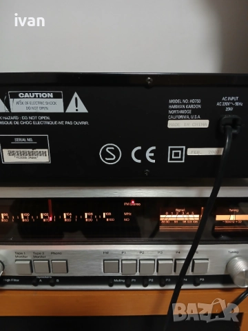 Само днес на95лв.Cd Harman Kardon hd750, снимка 3 - Ресийвъри, усилватели, смесителни пултове - 52381101