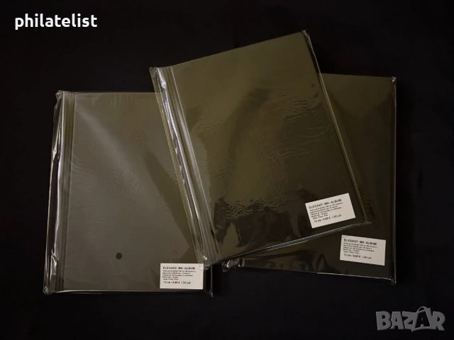 Класьор ELEGANT за 120 монети в картончета с 10 листа , черен, снимка 2 - Нумизматика и бонистика - 52045491