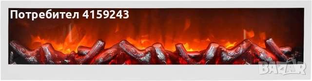 Изкуствена LED камина 24'' – уют и пламък без дим и поддръжка, снимка 2 - Декорация за дома - 52351340