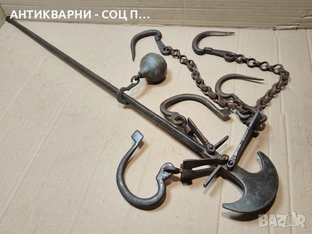 Голям Стар Кован Османски Кантар. / НОМЕР 1584., снимка 3 - Антикварни и старинни предмети - 53669698