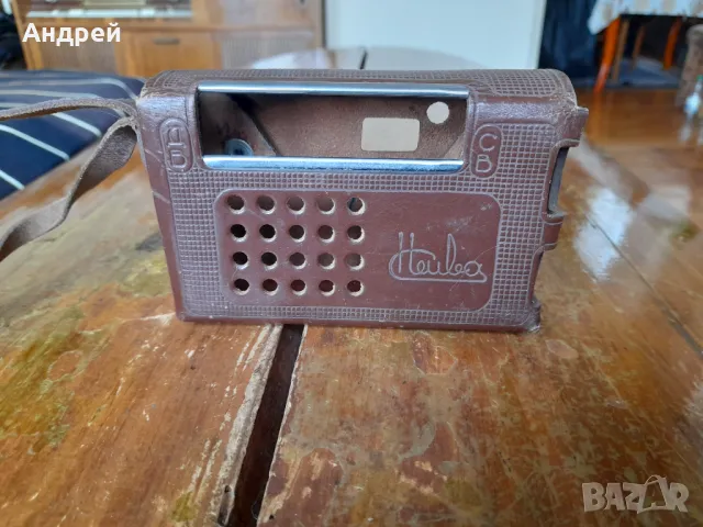 Стар калъф за радио,радиоприемник Нейва, снимка 2 - Други ценни предмети - 49622596