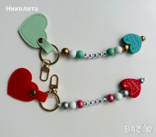 Ръчна изработка на клипсове за биберон и ключодържатели, снимка 8 - Други - 53851286